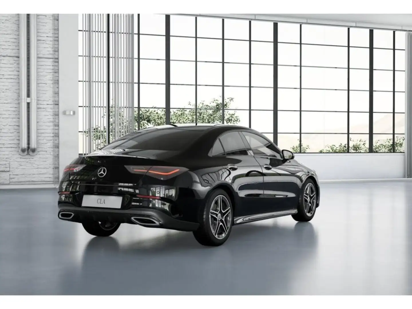 Mercedes-Benz CLA 200 d Coupé AMG-Sport/LED/Cam/Night/Keyl/18" Zwart - 2