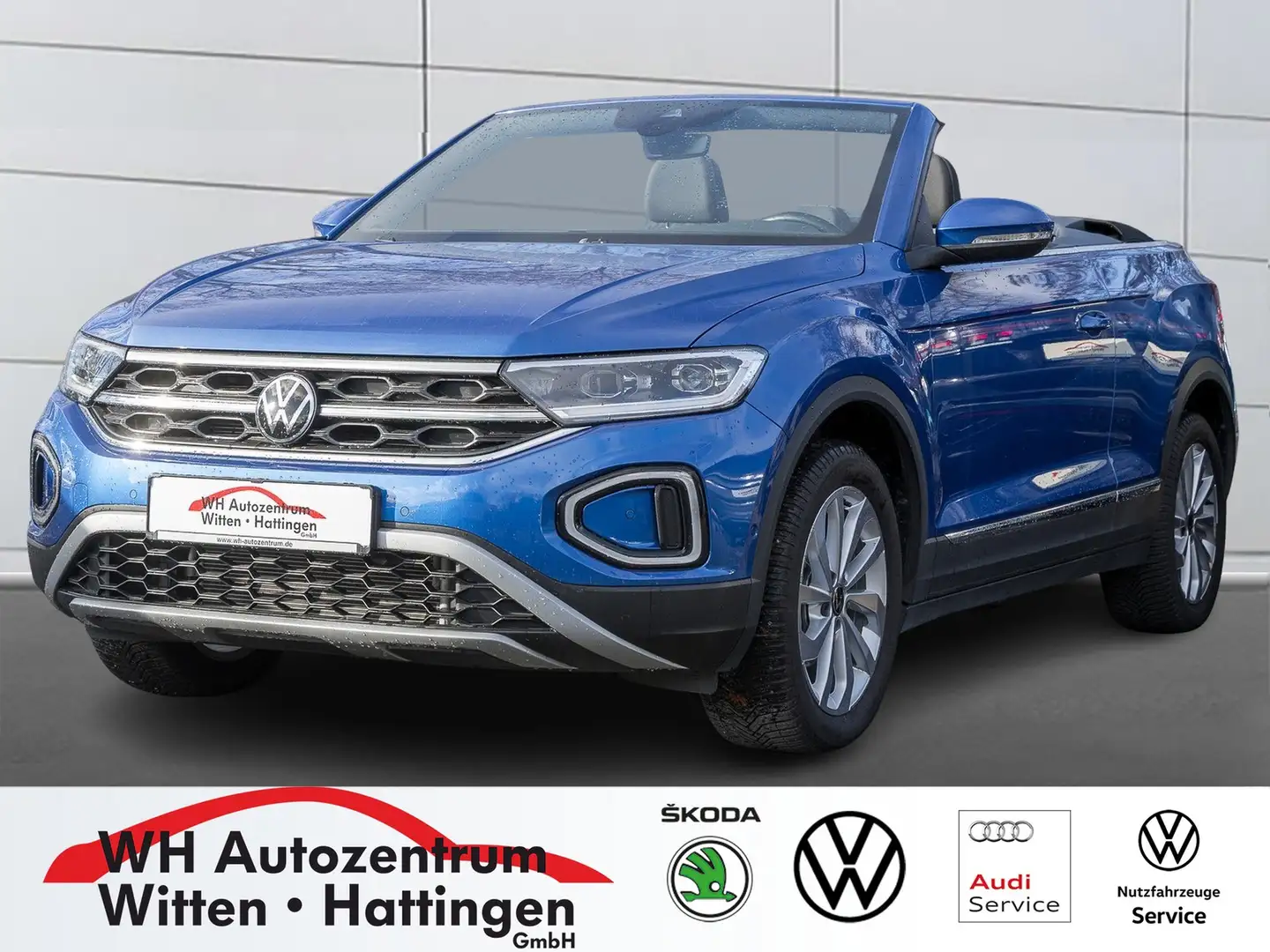 Volkswagen T-Roc Cabriolet 1.0 TSI Style NAVI REARVIEW LED GJ-RE... Blau - 1