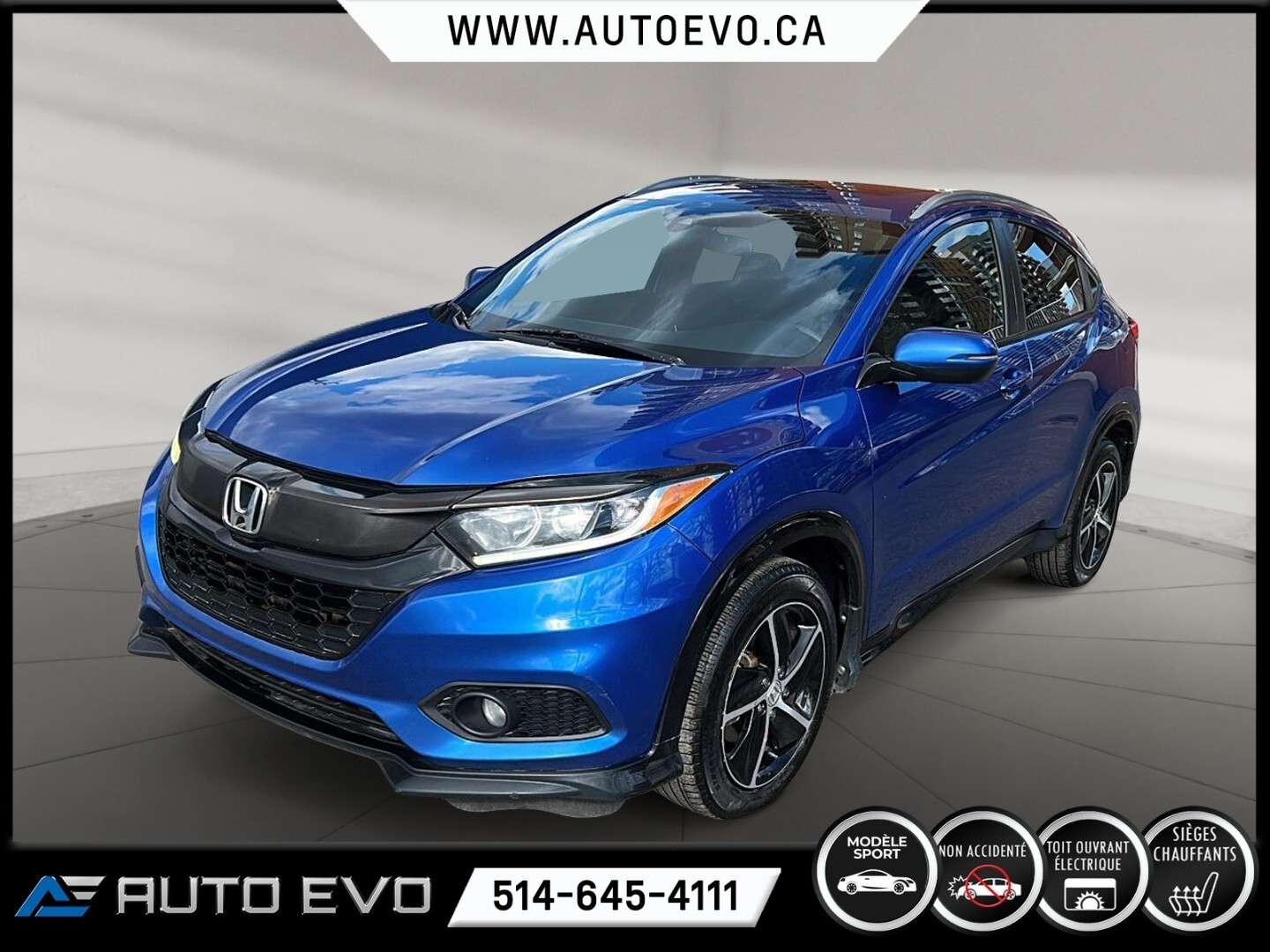 2019 Honda HR-V SPORT * AWD * TOIT OUVRANT * CAMÉRA * SIÈGES CHAUF