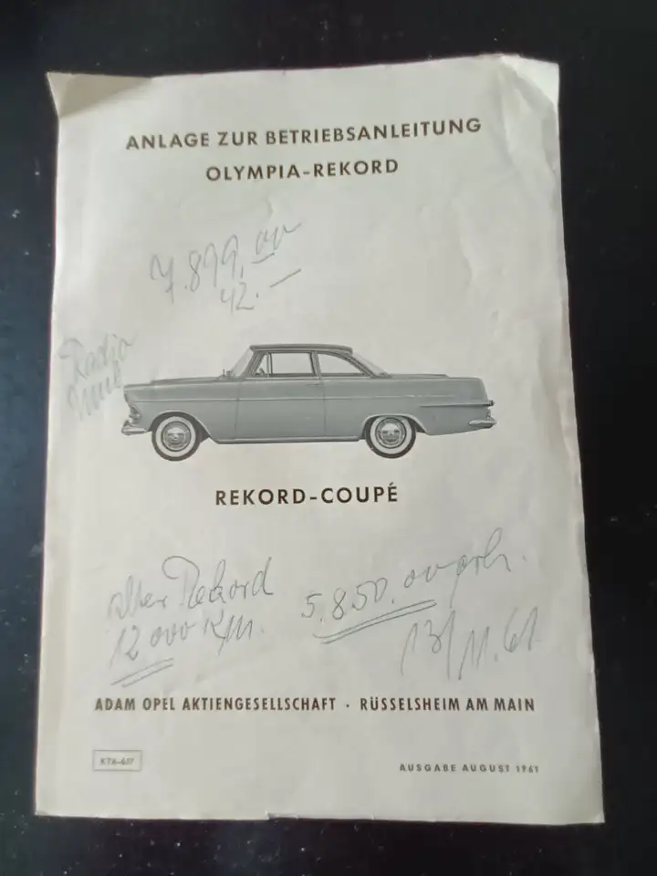 Opel Rekord Coupe, foto 8