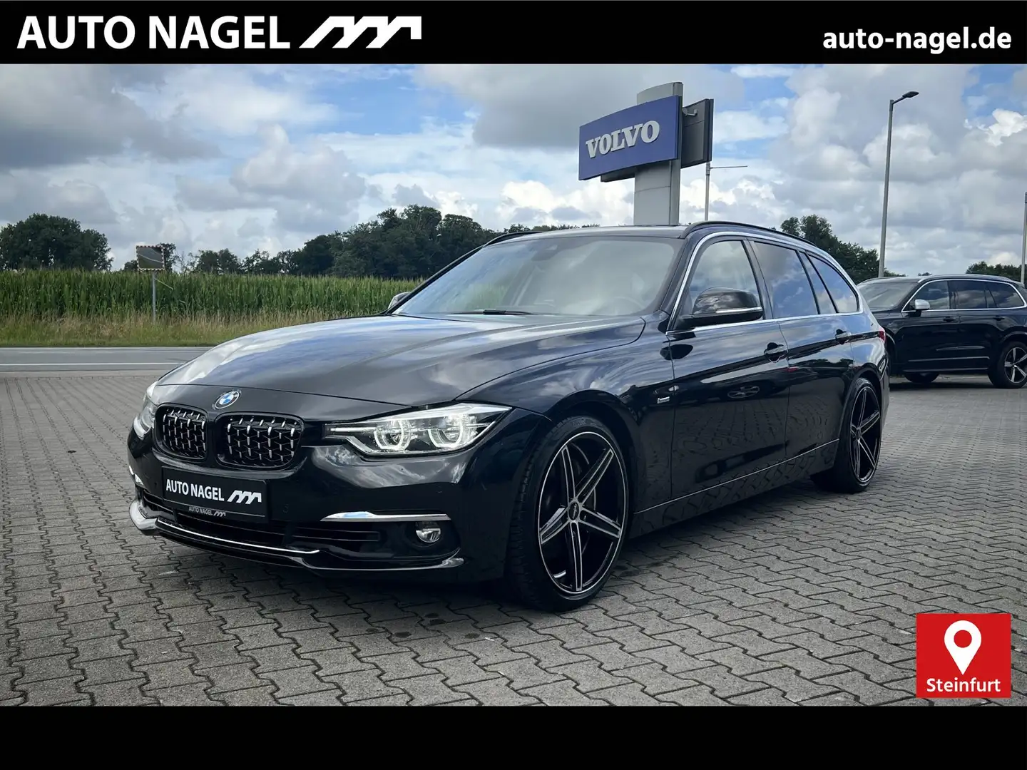 BMW 335 3er - 335 d xDrive Luxury Line  Navi/Pano.-Dach/BC Zwart - 1