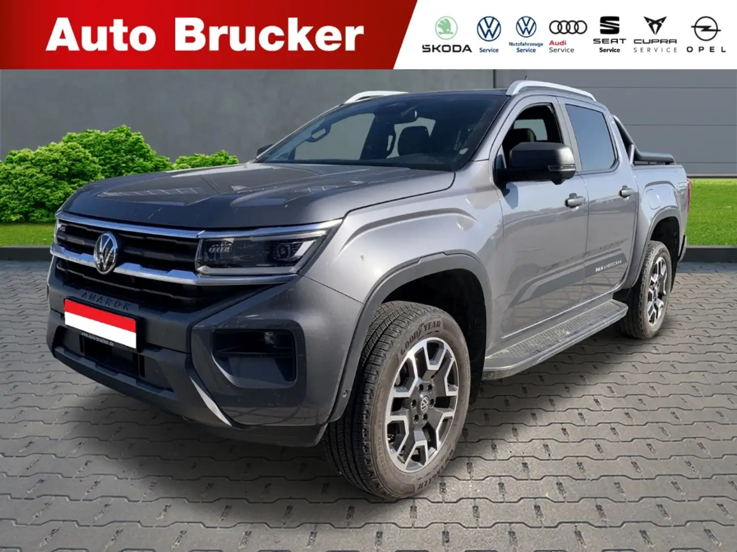 Volkswagen Amarok 3.0 TDI 4Motion+Abnehmbare Anhängerkupplung+Elektr Grau - 1
