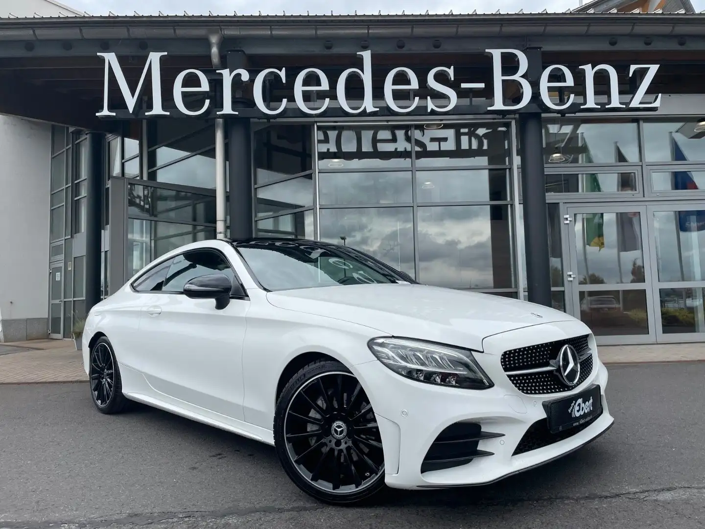 Mercedes-Benz C 220 d Coupe AMG+Pano+R-Kamera+Night+Carplay Blanc - 1