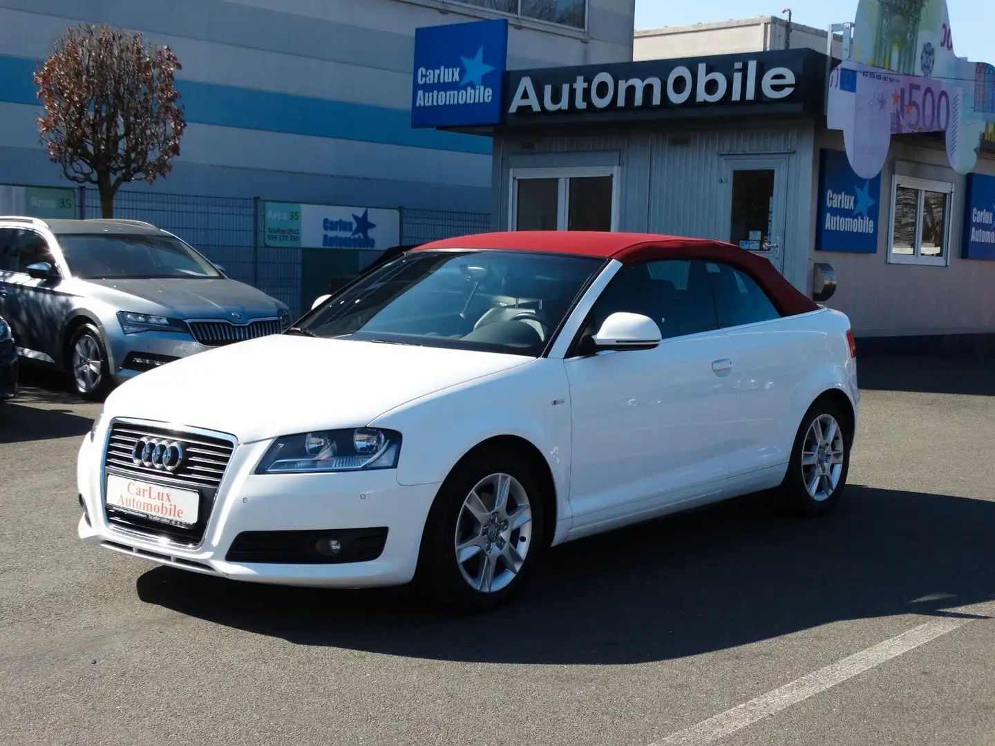 Audi A3 -Cabriolet1,8/TFSI*Aut.S-line*Sport/plus*Voll Blanc - 1