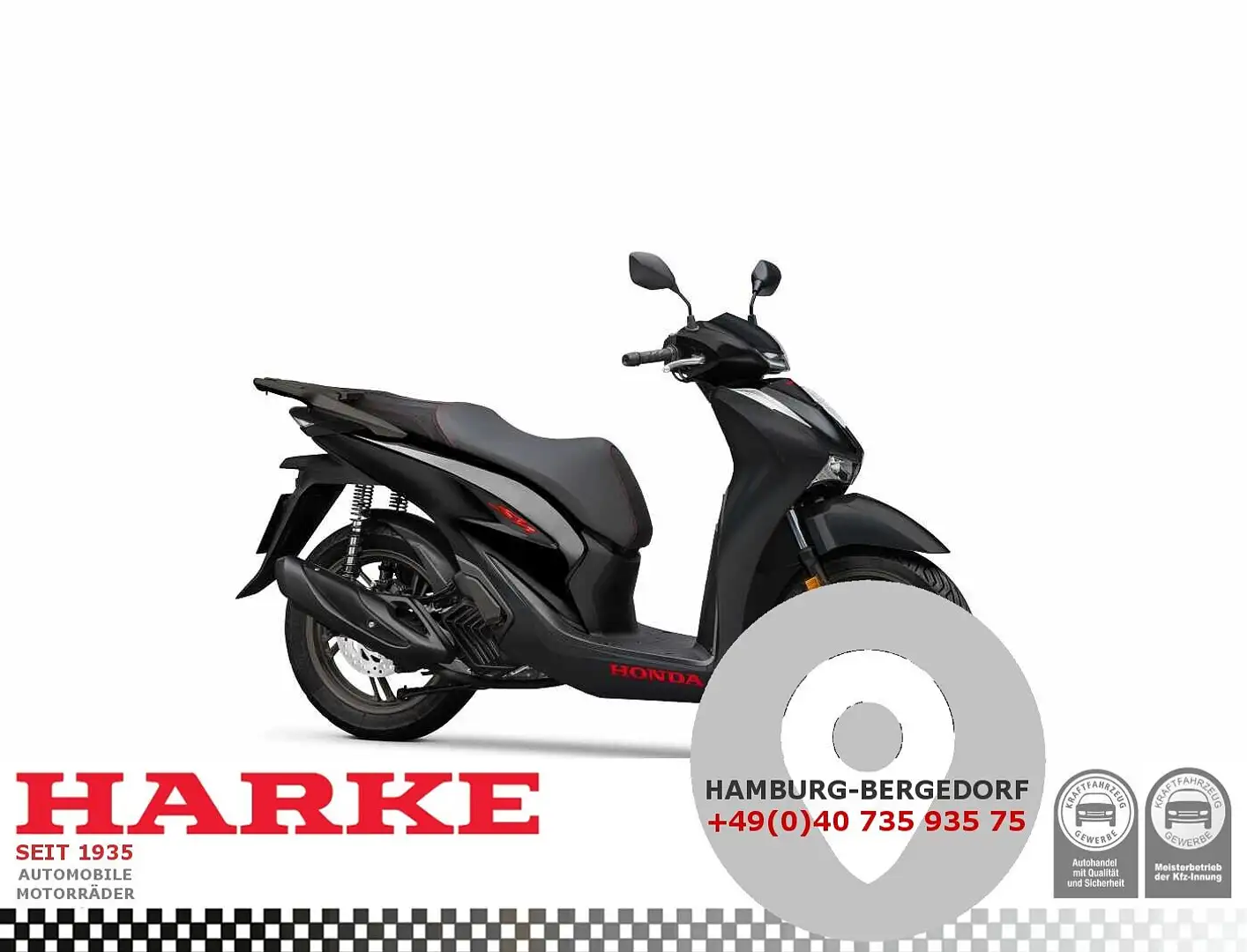 Honda SH 125 i  ABS 6 Jahre Garantie Schwarz - 1