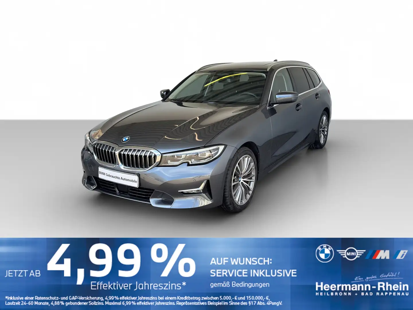 BMW 330 dA Tour. Luxury Line LiveCokProf.H&K.AHK.PGSD Grau - 2