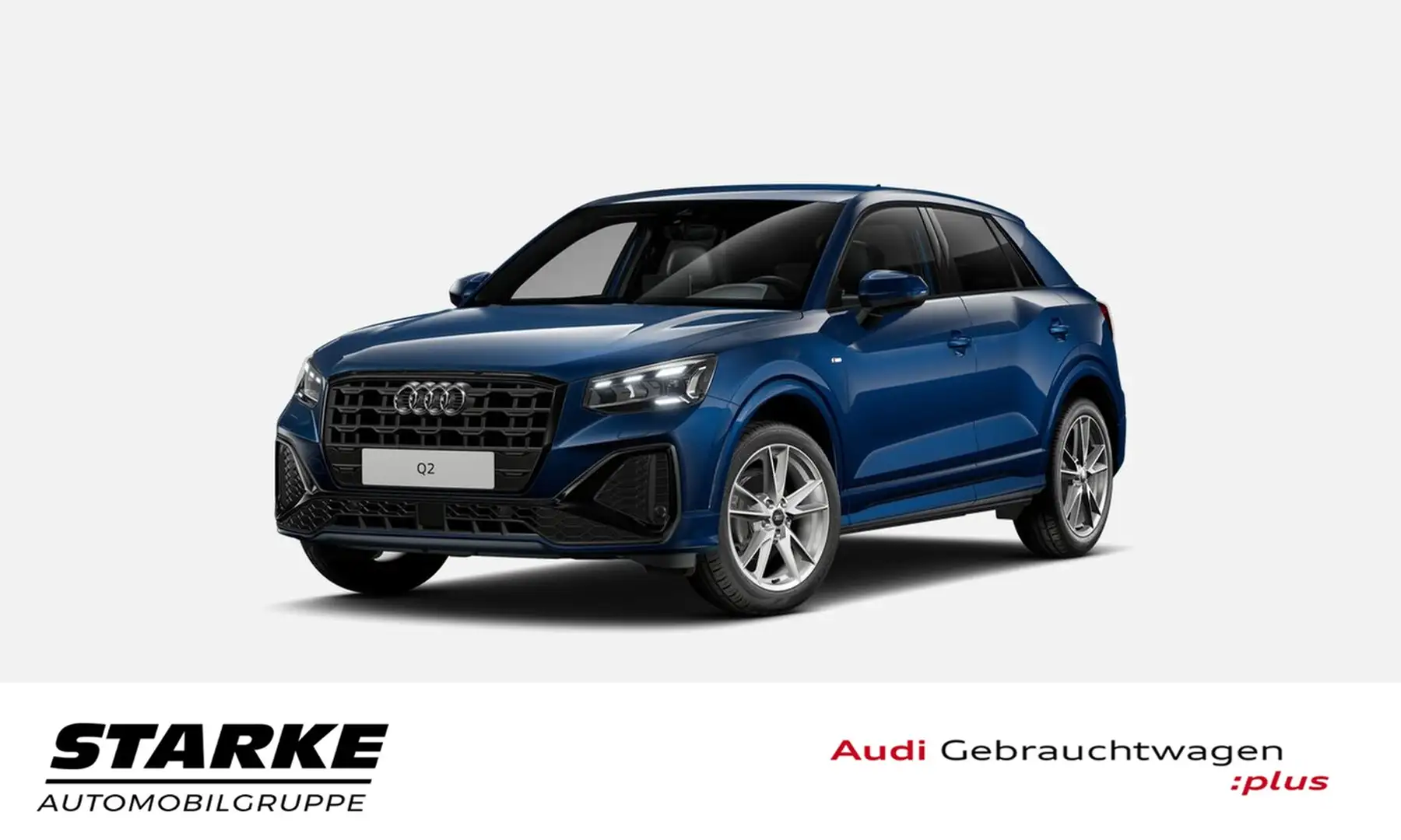 Audi Q2 35 TFSI S tronic S line NaviPlus Matrix AHK Led... Blau - 1