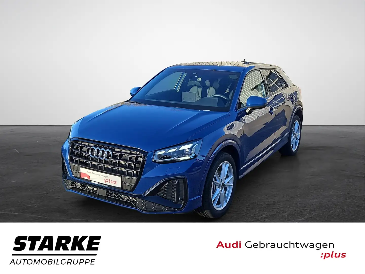 Audi Q2 35 TFSI S tronic S line NaviPlus Matrix AHK Led... Blau - 2