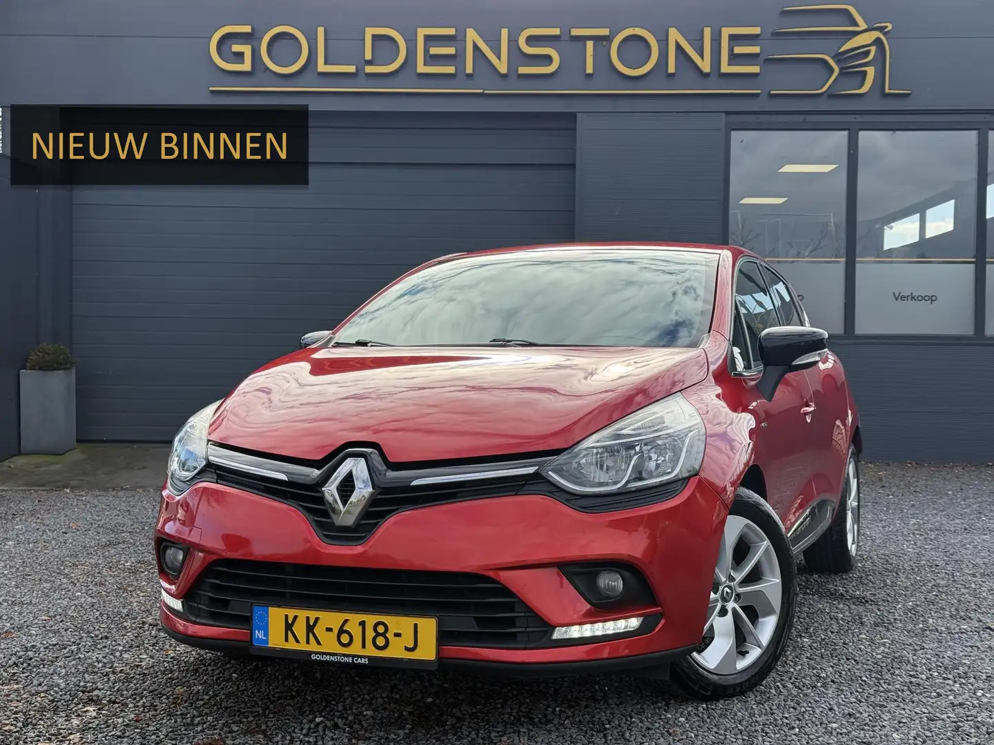Renault Clio 1.5 dCi Ecoleader Limited 1e Eigenaar,Navi,Dealer Rood - 1