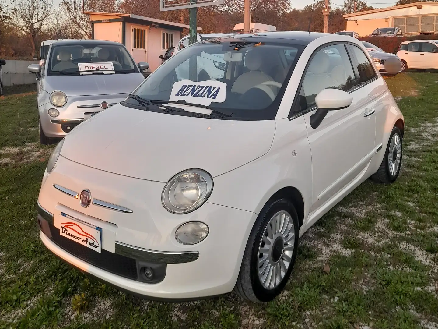 Fiat 500 1.2 BENZINA 3P LOUNGE Bianco - 2