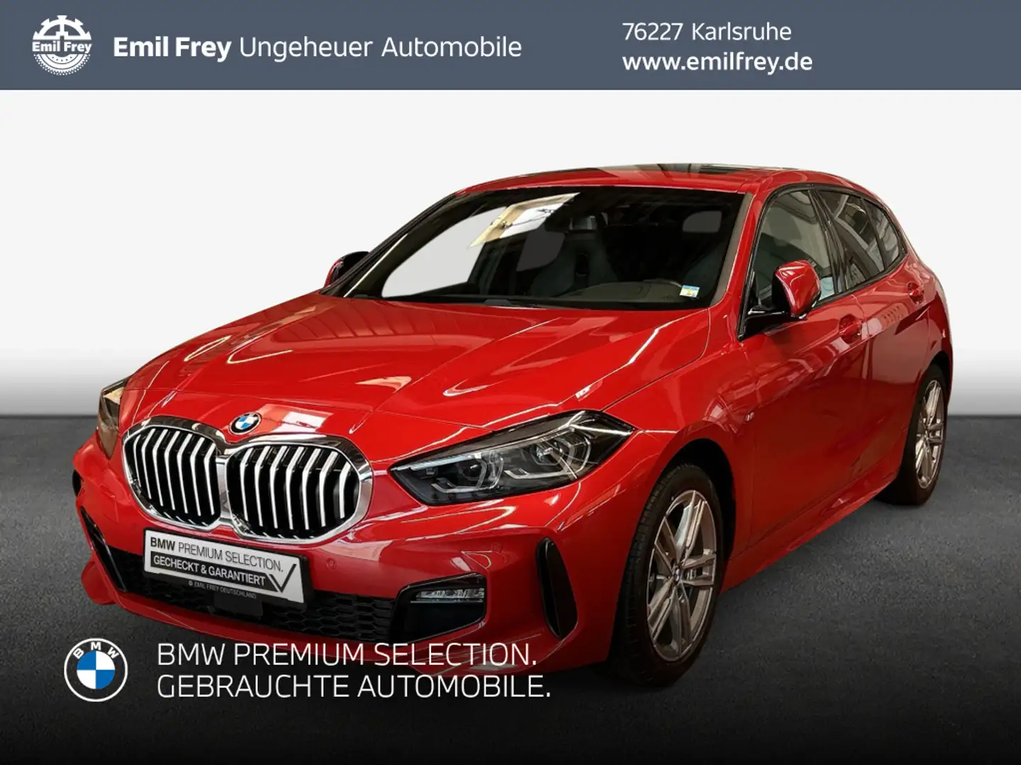 BMW 118 i Sportpaket HiFi Head-Up LED Pano AHK Kırmızı - 1