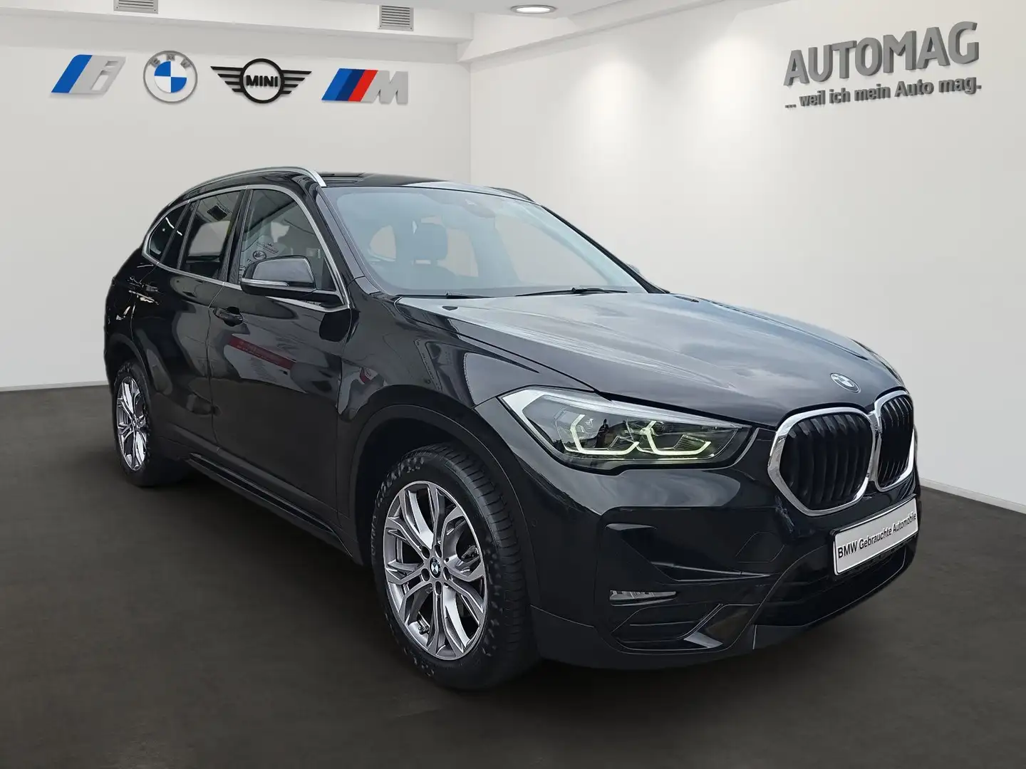 BMW X1 xDrive18d Sport-Line*Drive Assist*Leder*ad.LED*Nav Schwarz - 2