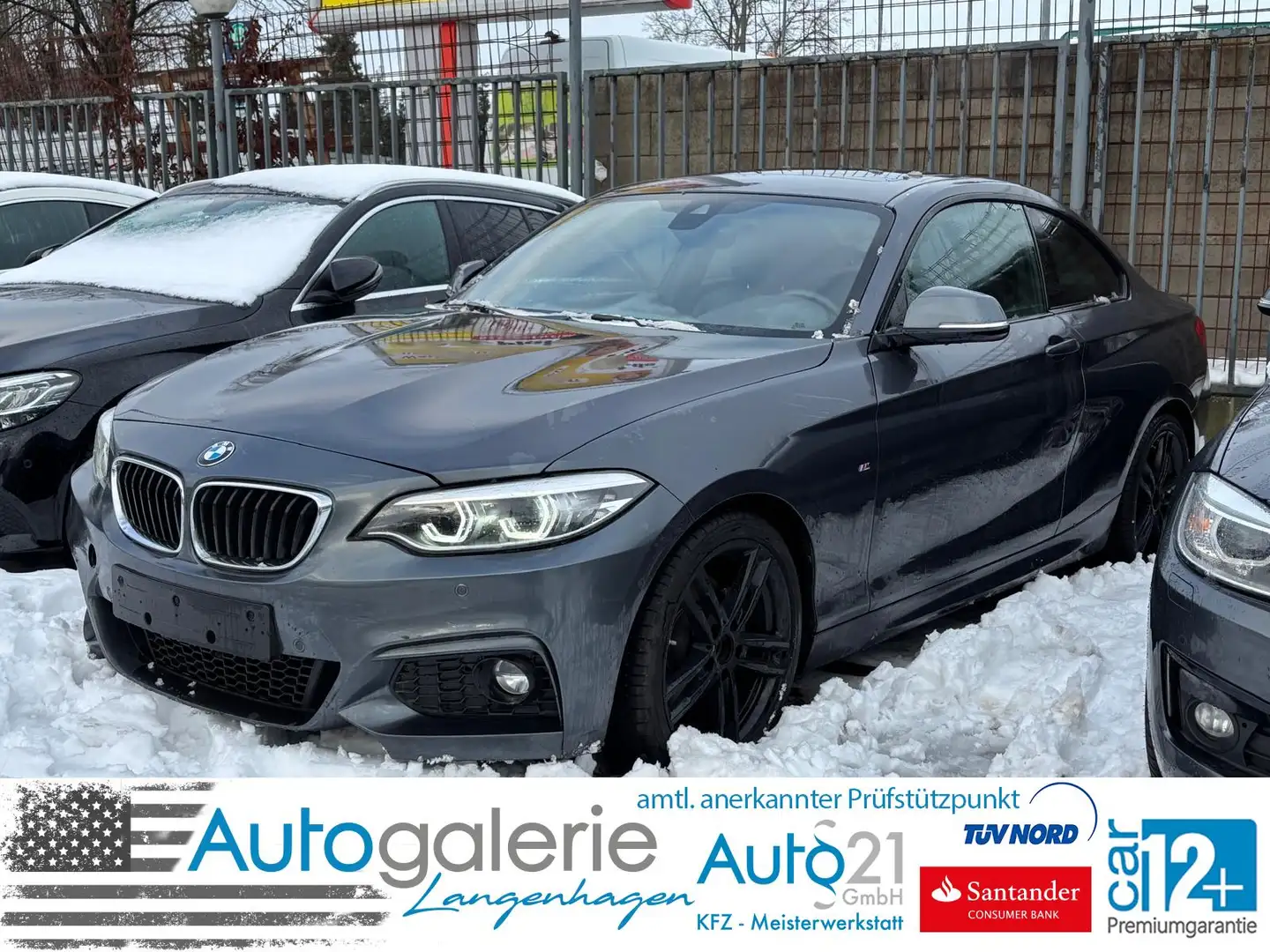 BMW 220 220i M Sport Automatik LED Spurh. Schiebedach Gris - 1