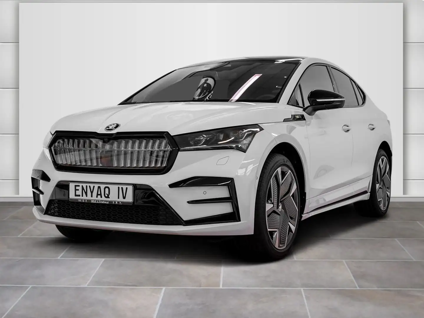 Skoda Enyaq Coupé RS 82 kWh Batterie SHZ MEMORY CANTON Weiß - 2