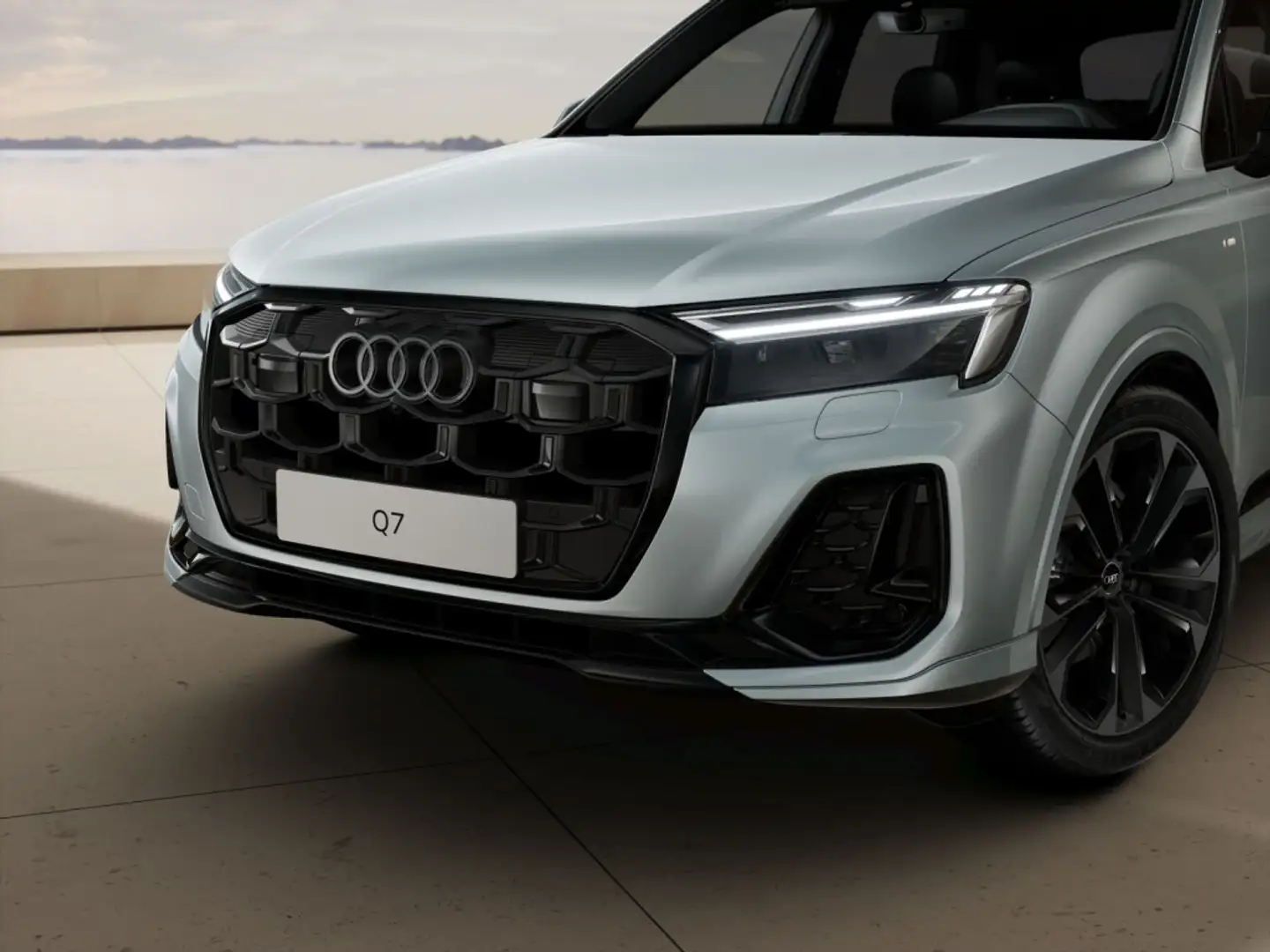 Audi Q7 50 TDI Black line quattro 210kW Plateado - 2