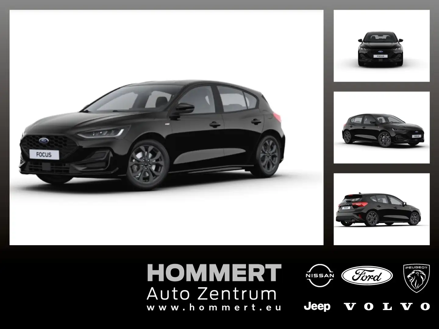 Ford Focus ST-Line 1.0I Mild-Hybrid NAV*CarPlay*LED Schwarz - 1