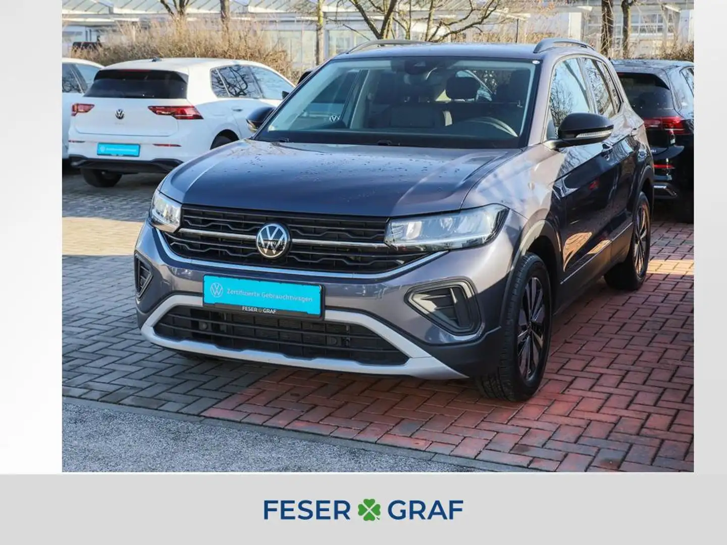 Volkswagen T-Cross 1.0 TSI Goal DSG AHK AppConnect LED RüKa Gris - 1