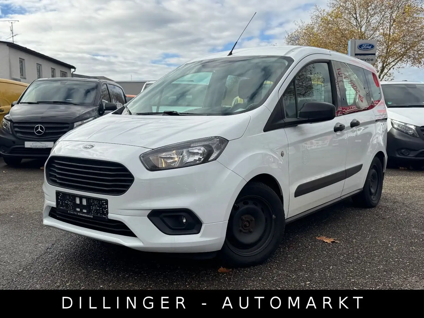 Ford Tourneo Courier Ambiente Nav Kamera Shz Temp PDC Blanco - 1