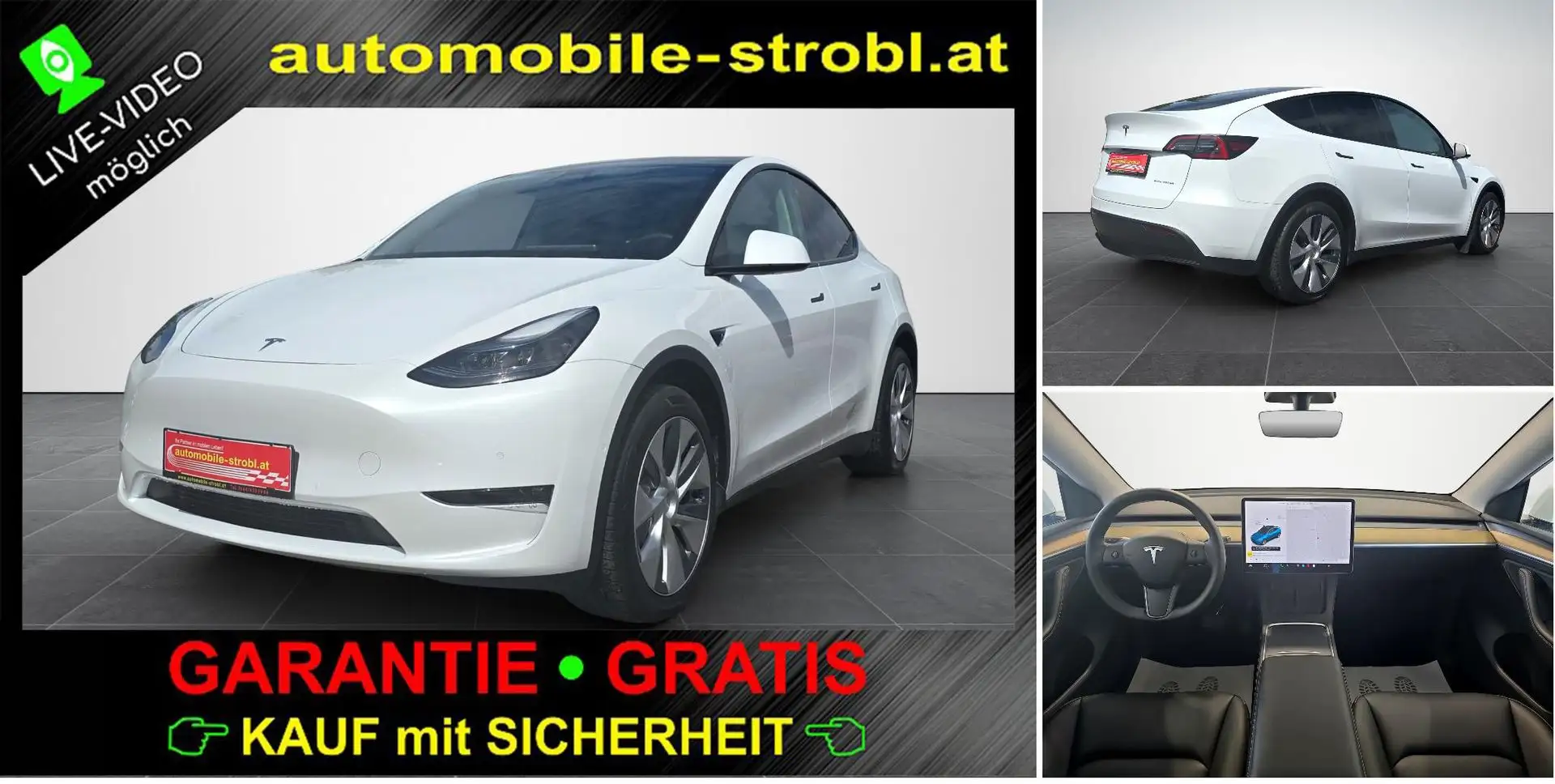Tesla Model Y Max. Reichw. AWD Auto.P GARANTIE Білий - 1
