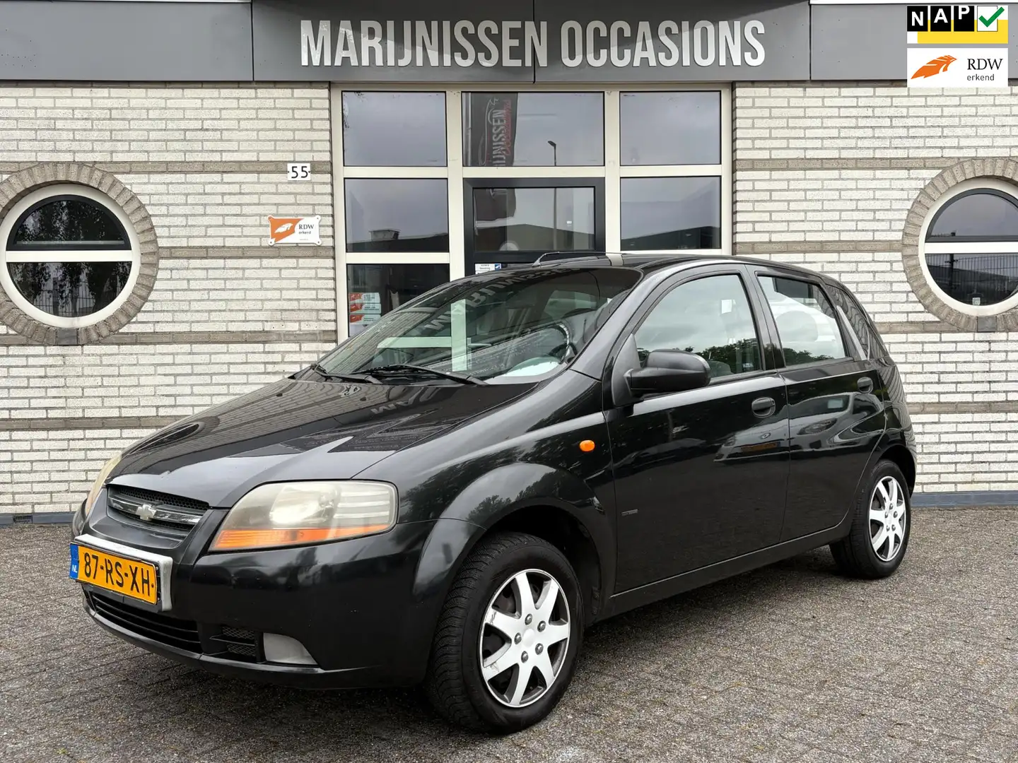 Chevrolet Kalos 1.2 Spirit |Airco,ElekPakket| Negru - 1