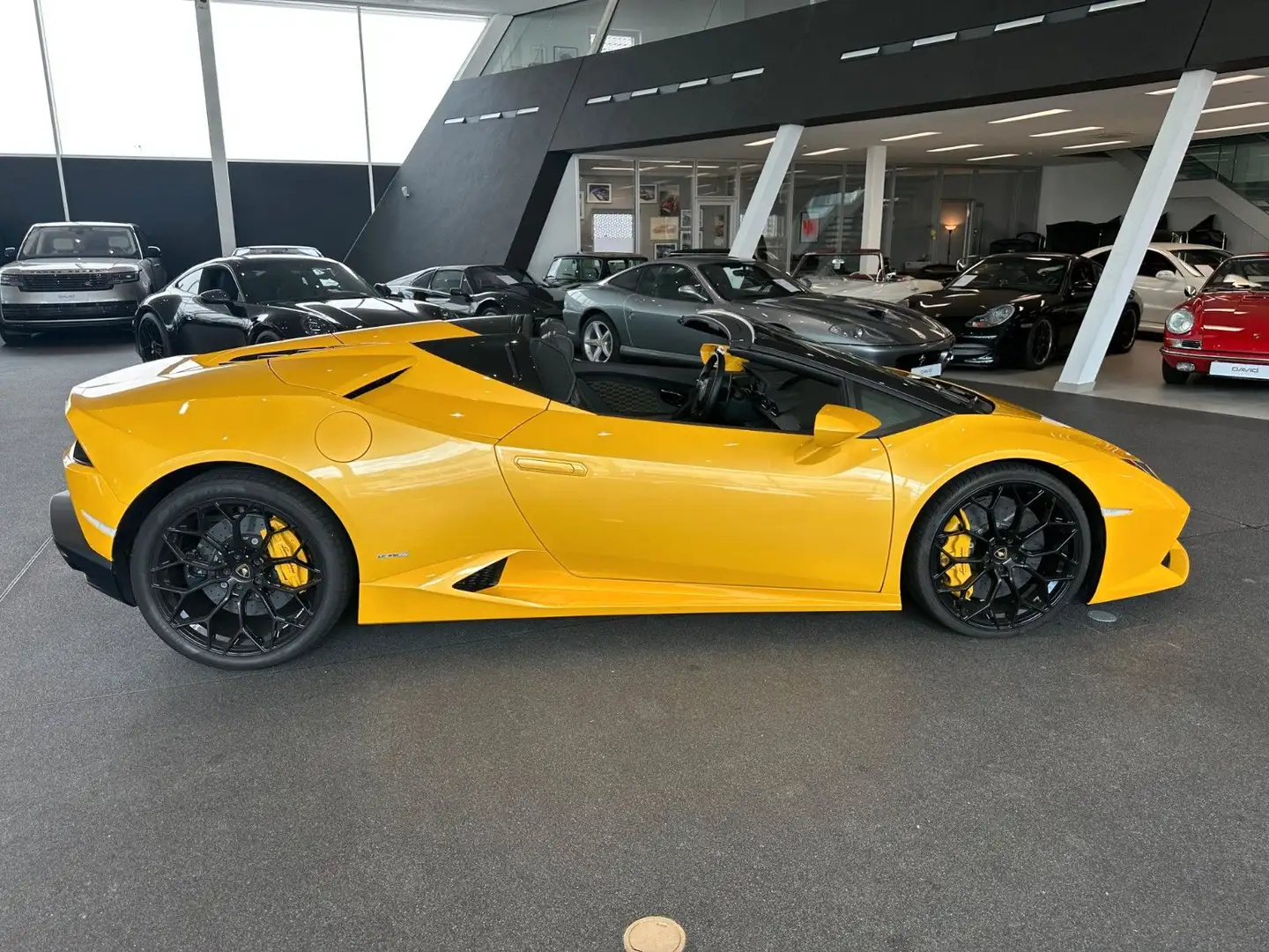 Lamborghini Huracán LP610-4 Spyder*Lift*Kamera*Sensonum* Geel - 2