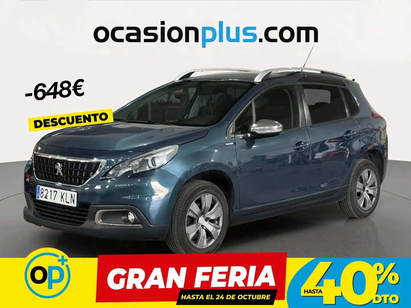 Peugeot 2008 1.6 BlueHDI Style 100 Verde - 1