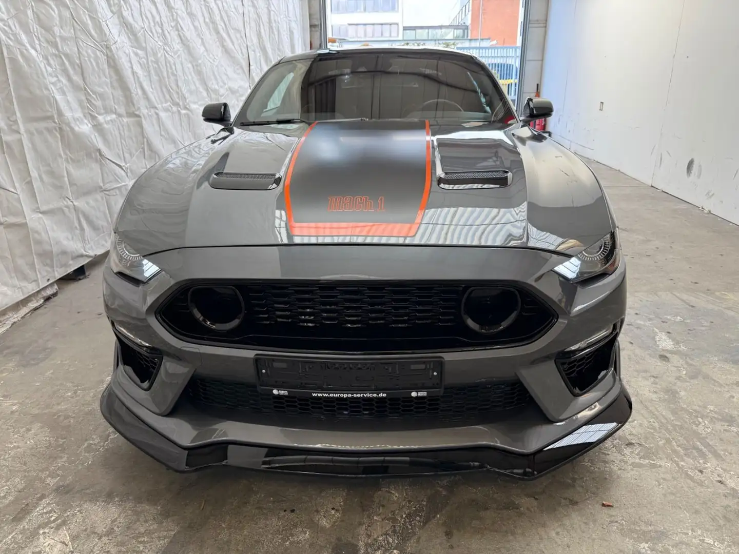 Ford Mustang 2.3 mach 1 Optik CarPlay Leder Kamer Nav Grau - 2