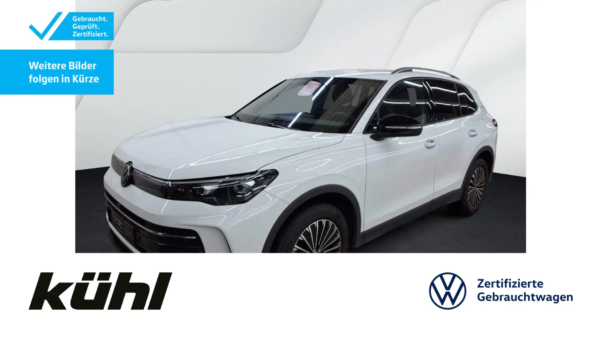 Volkswagen Tiguan 1.5 eTSI DSG Goal IQ.Light/ACC/360°/App/N Weiß - 1