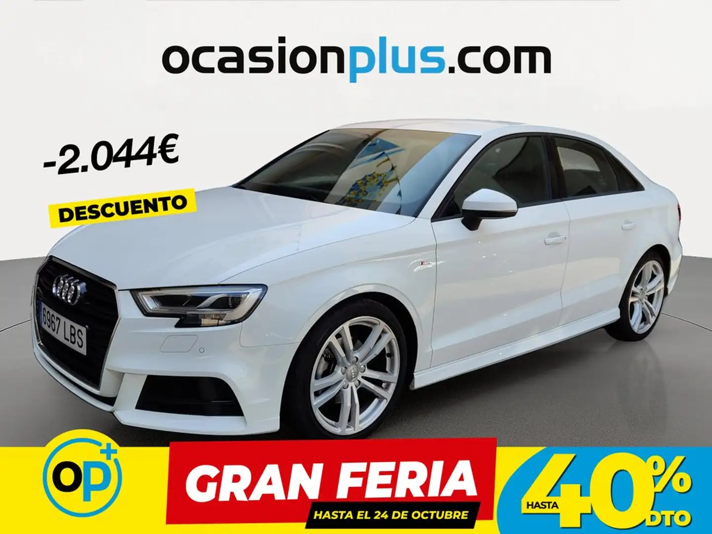 Audi A3 Sedán 35 TFSI S line S tronic 110kW Blanco - 1
