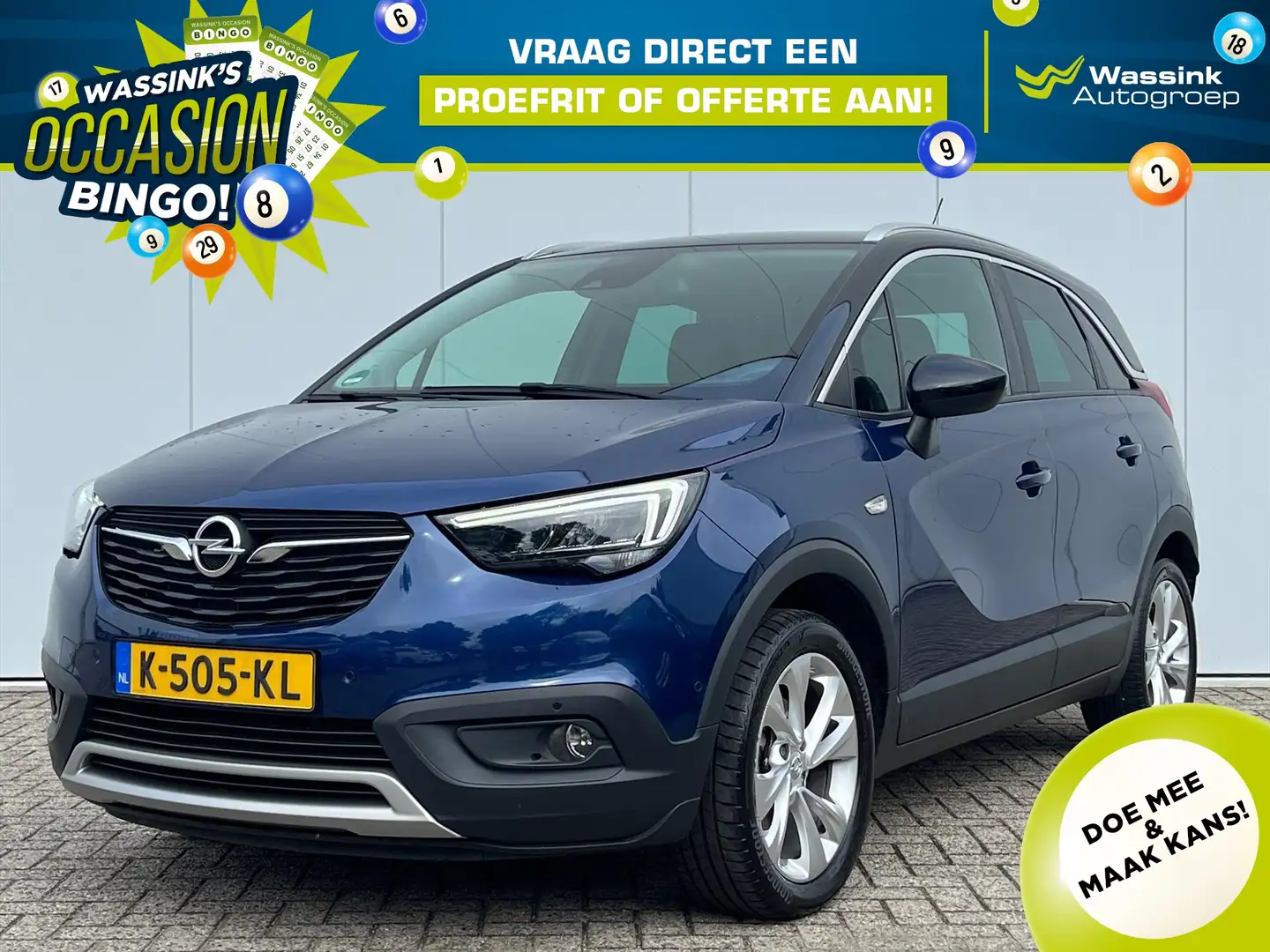 Opel Crossland X 1.2 Turbo 130pk Innovation | Automaat | Camera | S Blauw - 1
