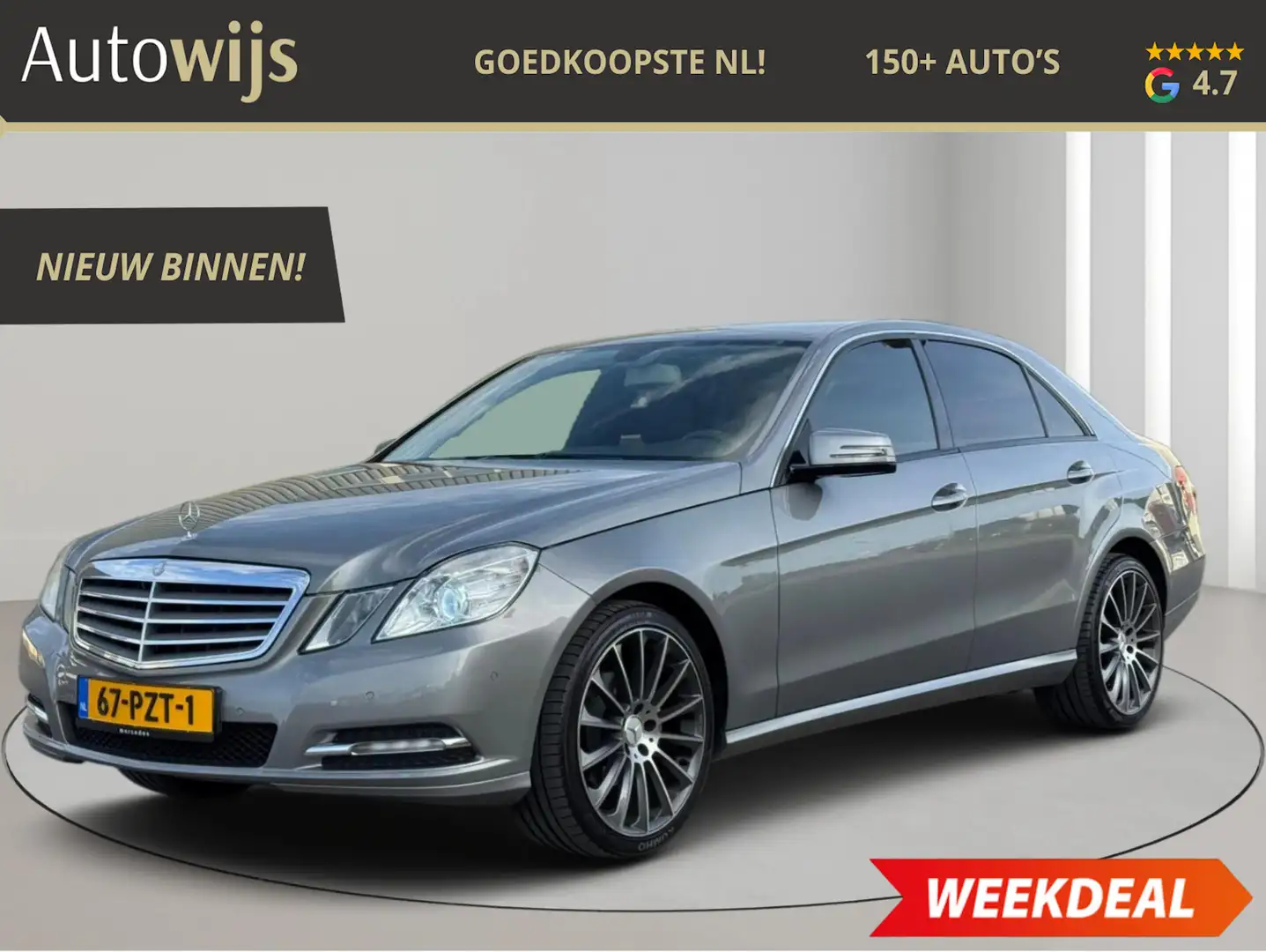 Mercedes-Benz E 200 CGI Business Class|NL AUTO|XENON|LEDER|NAVI|TREKHA Grau - 1