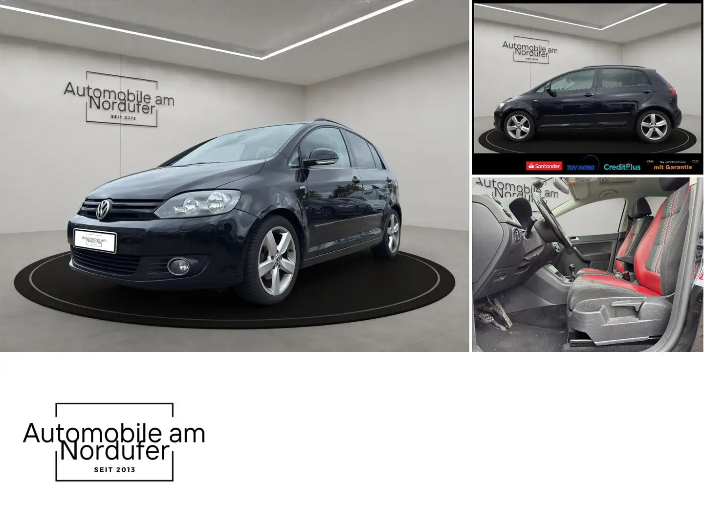 Volkswagen Golf Plus 1.2 TSI Match-Leder-Schiebedach-AHK-PDC-Allwetter Schwarz - 2