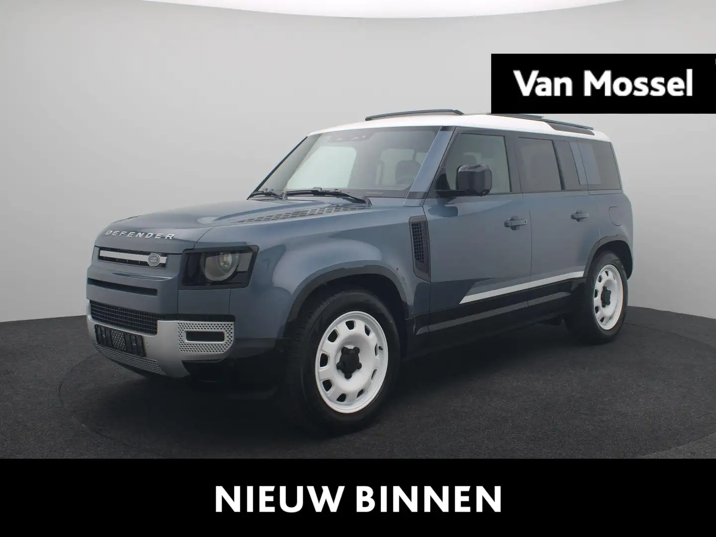 Land Rover Defender 110 2.0 P300e 110 S | County Pack | Schuif-/kantel Blauw - 1