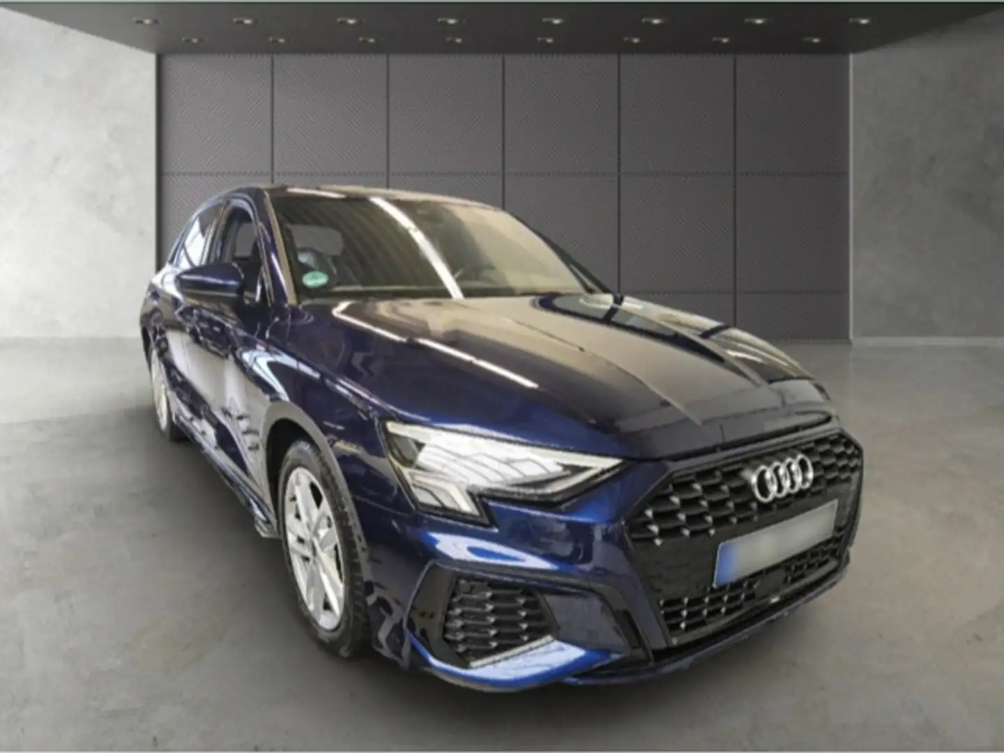 Audi A3 S line 40TFSI e NAVI LED AHK PDC VC Blau - 2