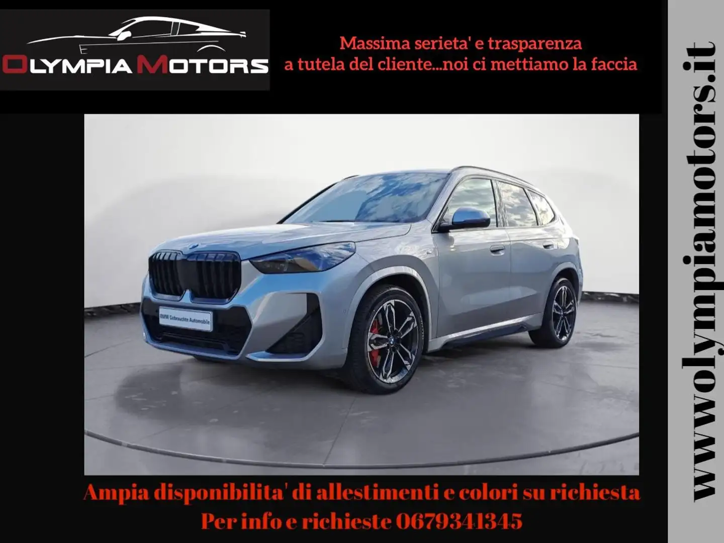 BMW X1 XDRIVE 20D M SPORT PRO NAVI LED PELLE KAMERA Grigio - 1