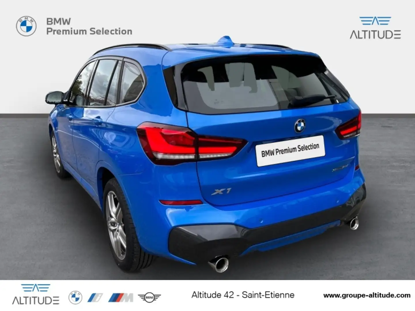 BMW X1 sDrive18dA 150ch M Sport Bleu - 2