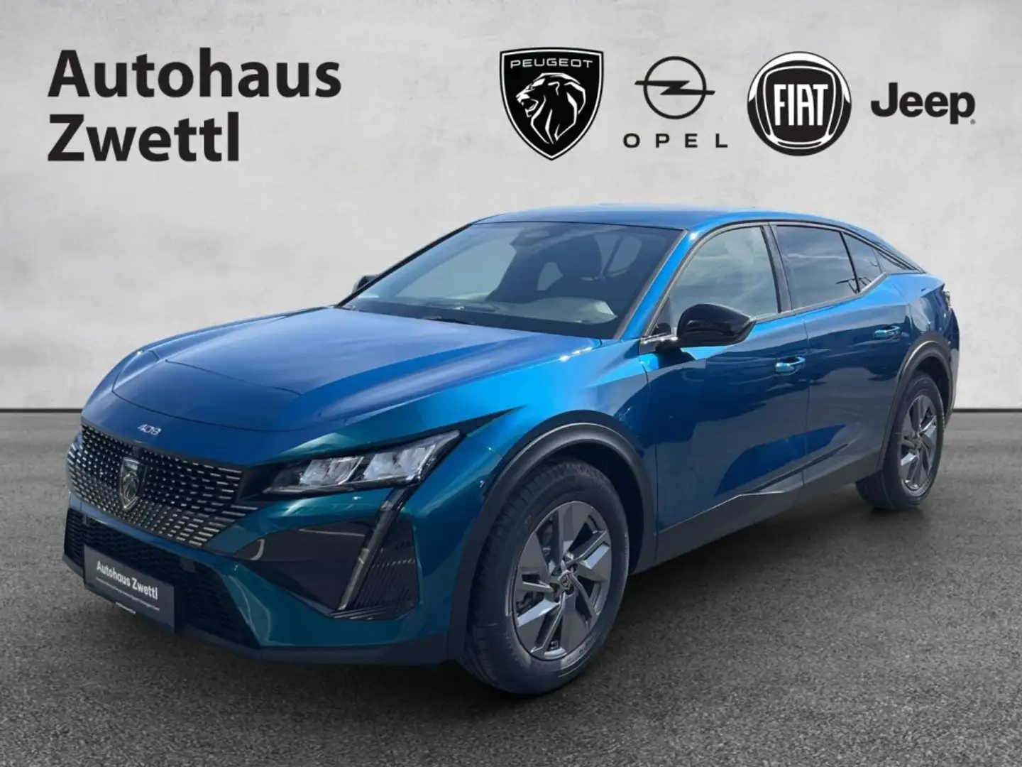 Peugeot 408 Allure Hybrid 145 e-DCS6 Bleu - 1