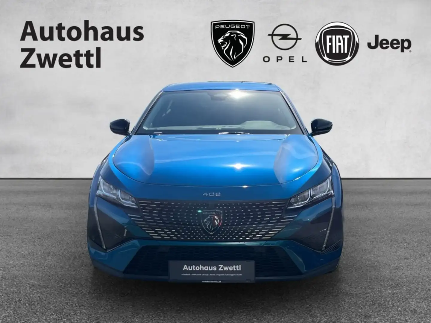 Peugeot 408 Allure Hybrid 145 e-DCS6 Bleu - 2