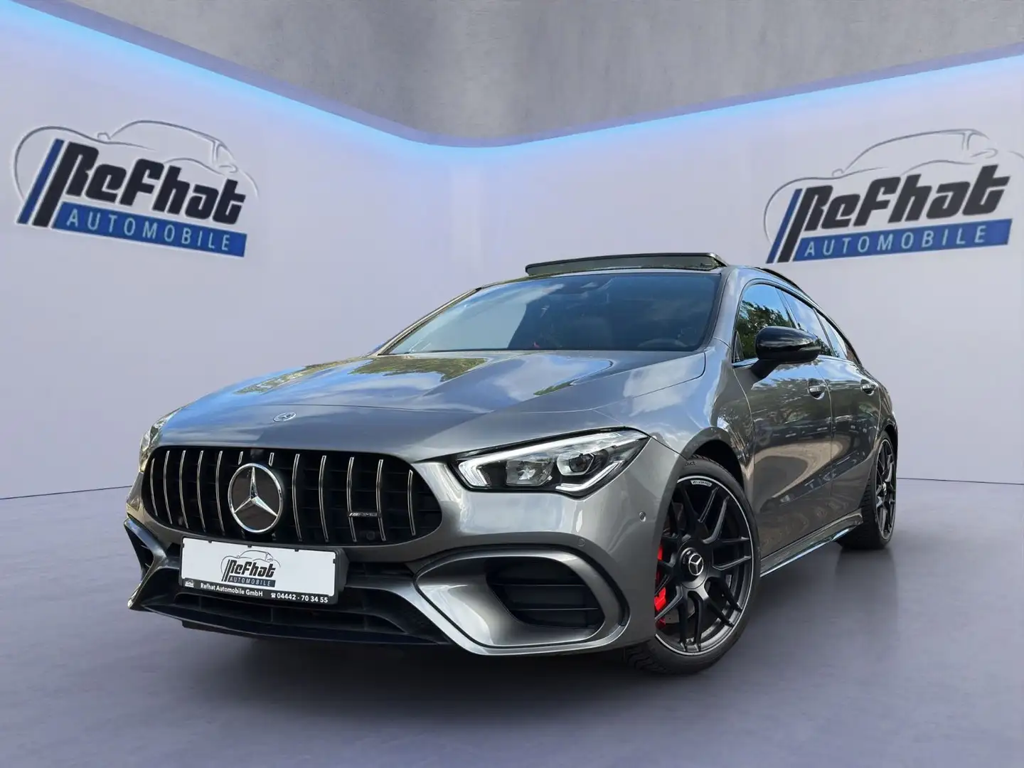 Mercedes-Benz CLA 45 AMG *PANO*K-GO*LED*PERFORM* Серый - 1
