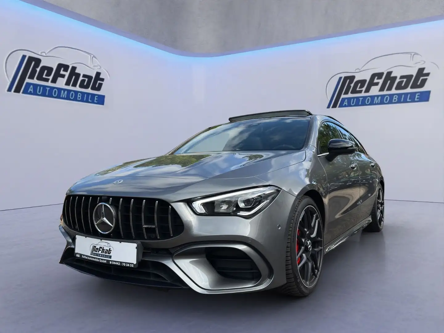 Mercedes-Benz CLA 45 AMG *PANO*K-GO*LED*PERFORM* Серый - 2