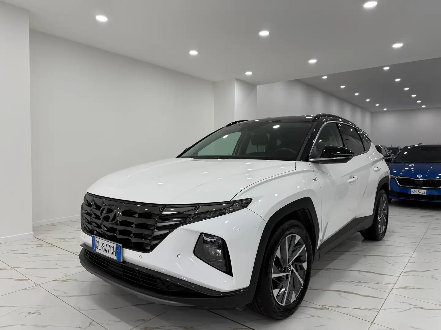 Hyundai TUCSON Tucson III 2021 1.6 t-gdi 48V Xtech 2wd imt Blanc - 2