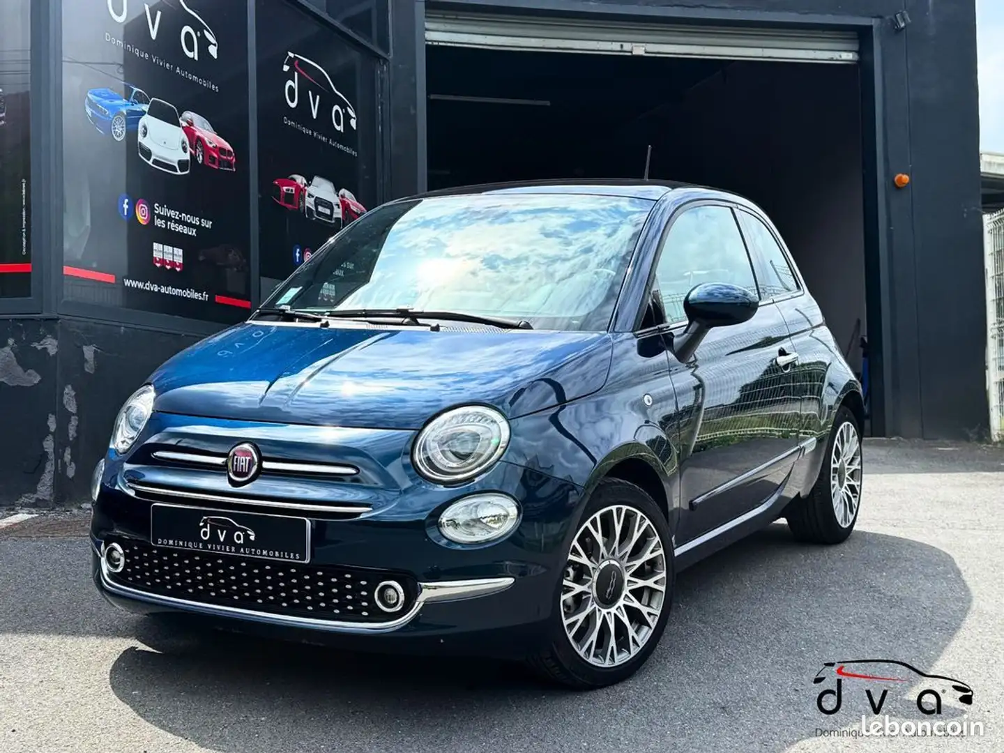 Fiat 500 1.0 70ch BSG Star Bleu - 1