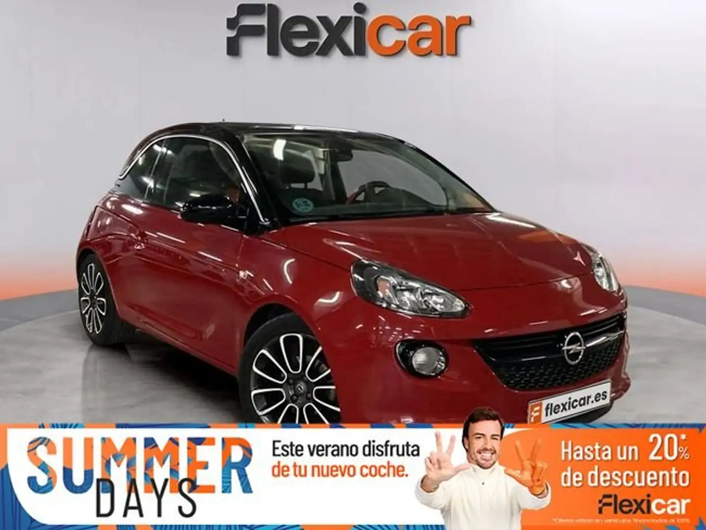 Opel Adam 1.0 XFT S&S Slam Rojo - 1