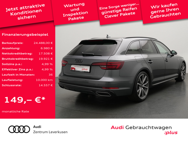 Audi A4 Avant 40 S line AHK ACC STANDHZ NAVI SHZ — photo 2