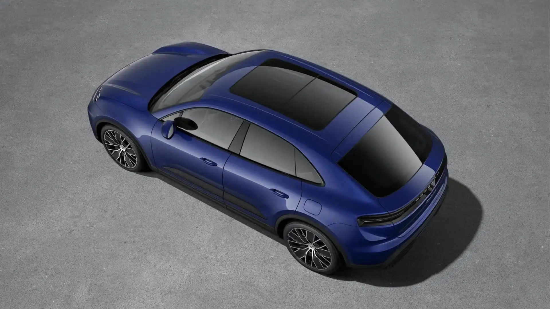 Porsche Macan BEV 4S 516CV-ASSE STERZANTE-TETTO-MATRIX-PRONTA Blu/Azzurro - 2