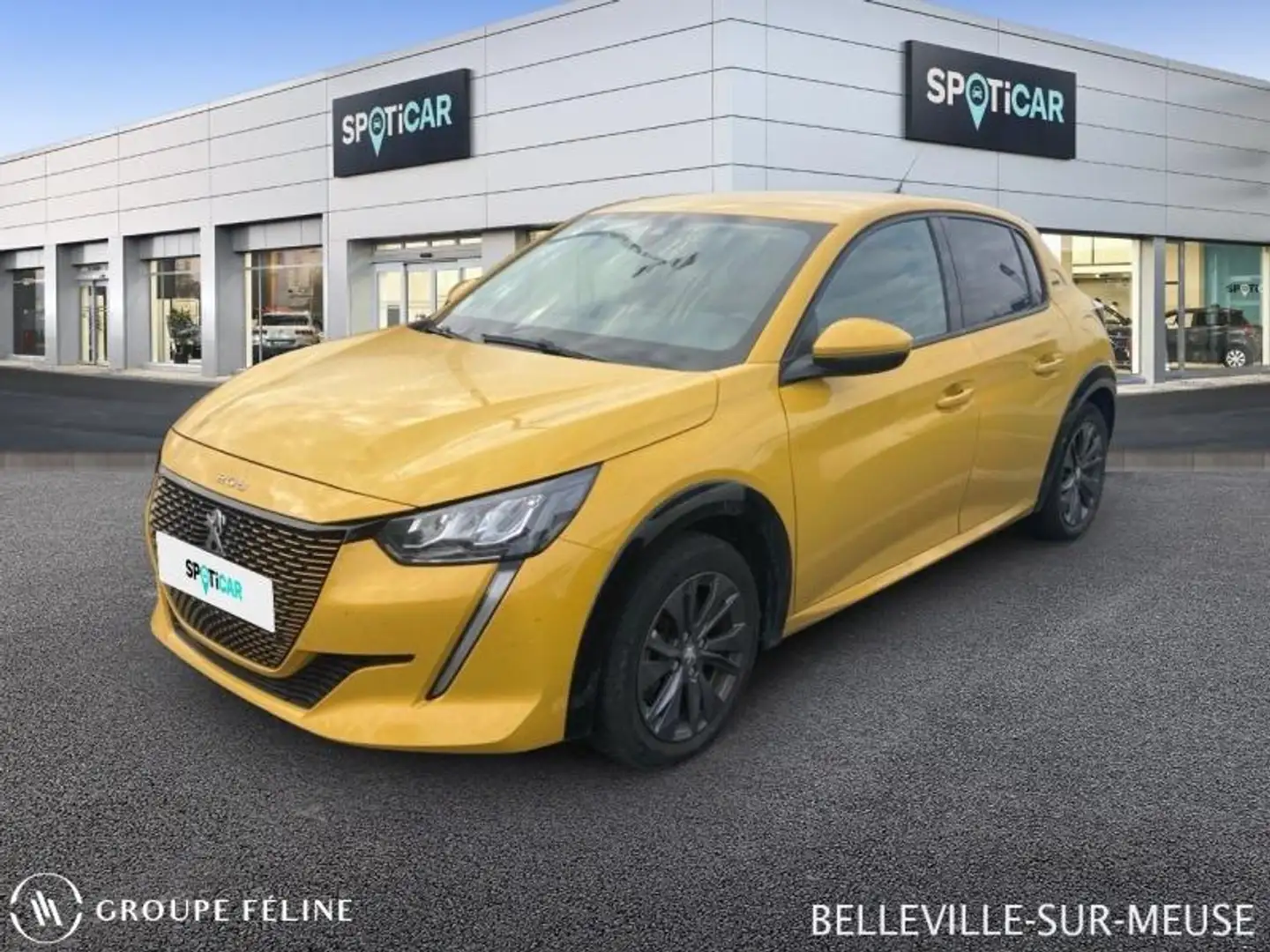 Peugeot e-208 e-208 136ch Style Jaune - 1