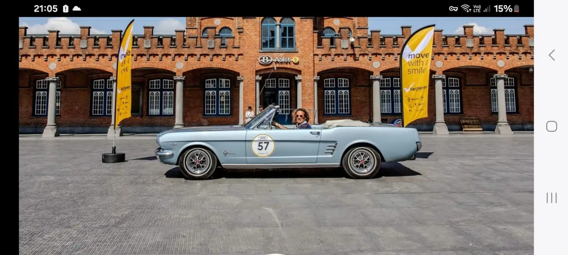 Oldtimer Ford Ford Mustang cabriolet 1966 V8 289 Blau - 1