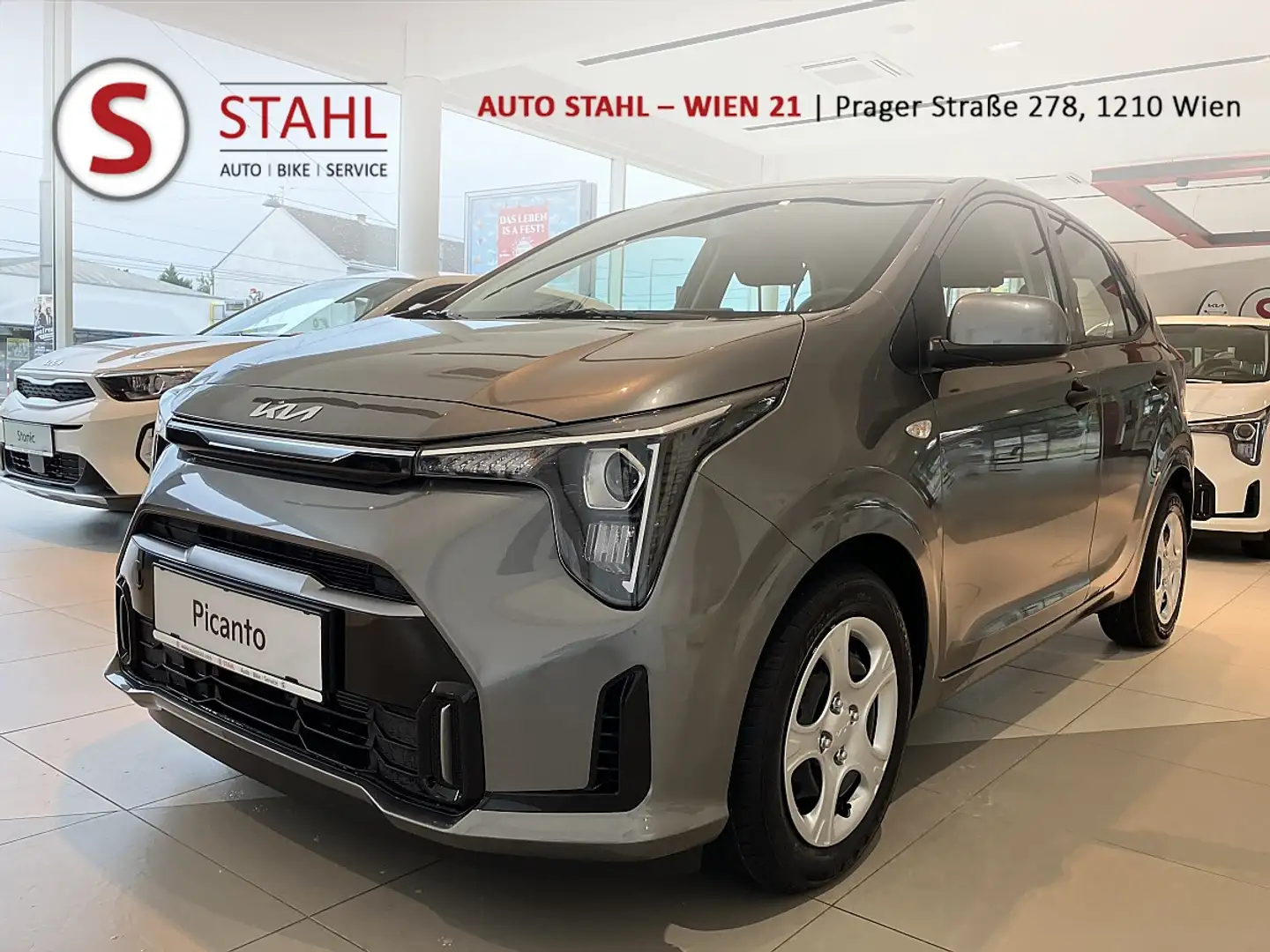 Kia Picanto 1,0 GDI Titan AUTO STAHL WIEN 21 astro grey Grau - 1