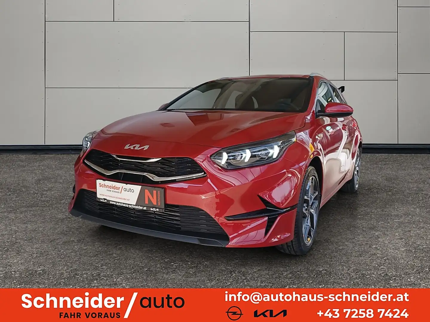 Kia Ceed SW / cee'd SW ceed SW 1,0 T-GDI GPF ISG Silber mit Style Pake... Rot - 1