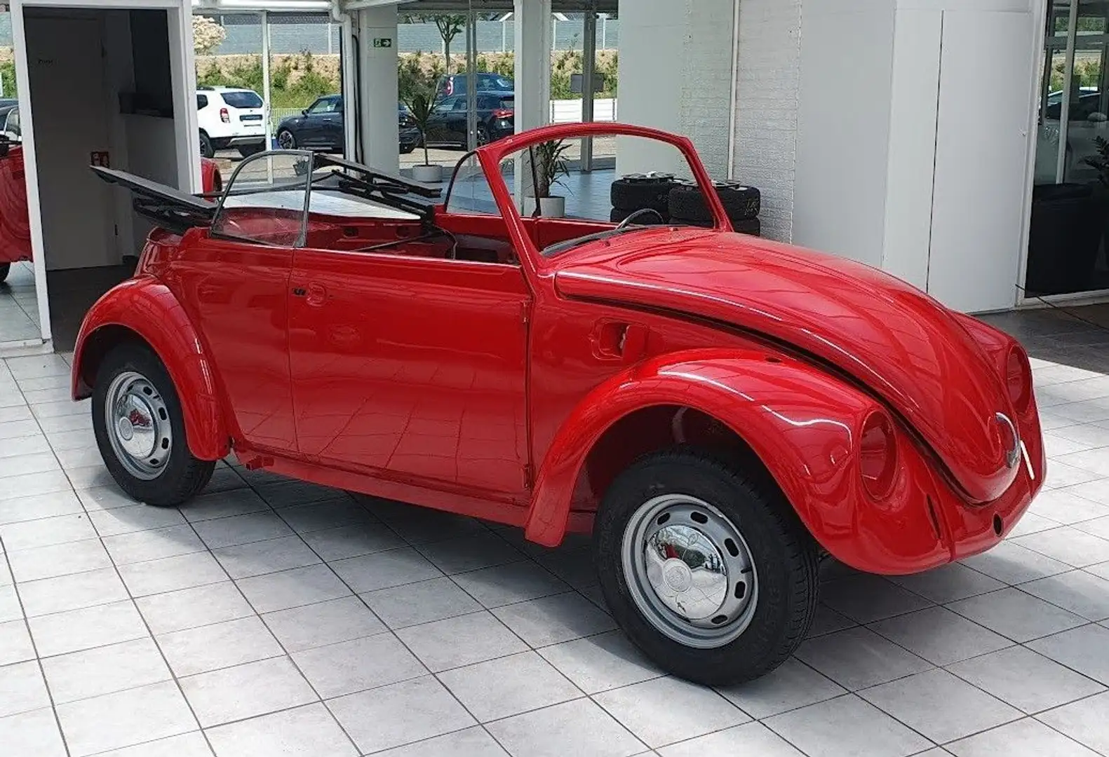 Volkswagen Käfer Cabriolet  1500 *HALBAUTOMATIK* Rood - 2